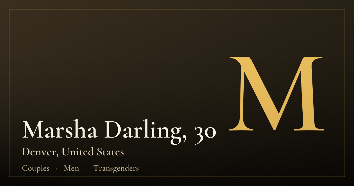 Marsha Darling, 30 — Denver