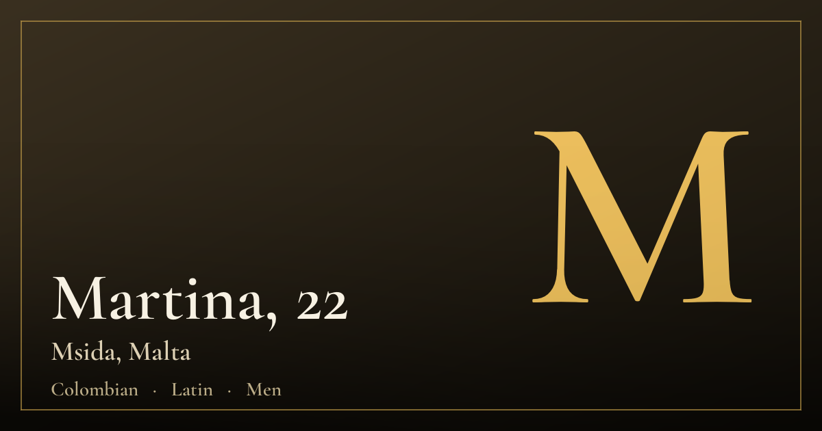 Martina, 22 — Msida