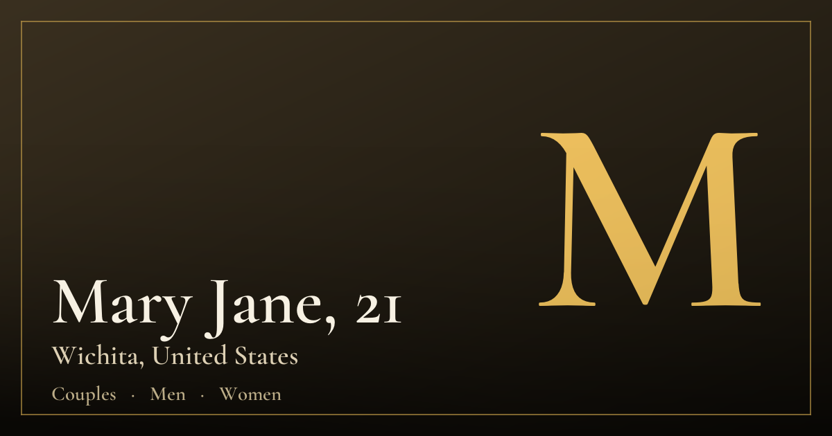 Mary Jane, 21 — Wichita