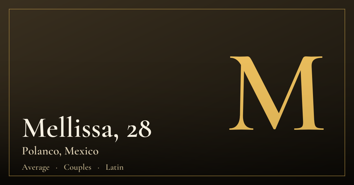 Mellissa, 28 — Polanco