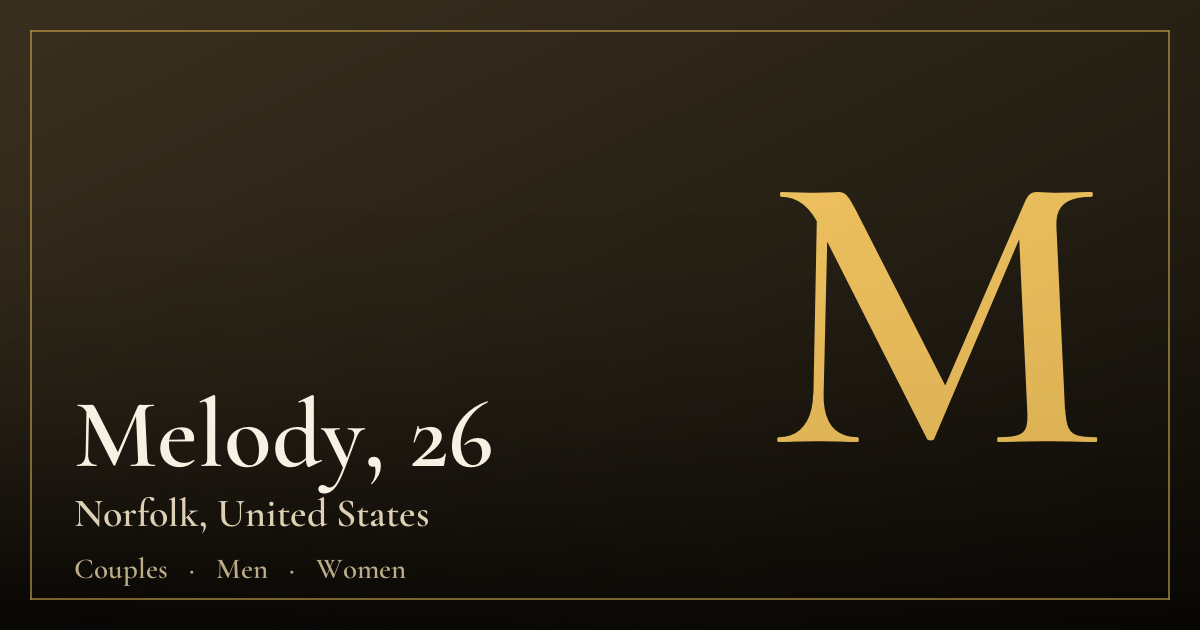 Melody, 26 — Norfolk