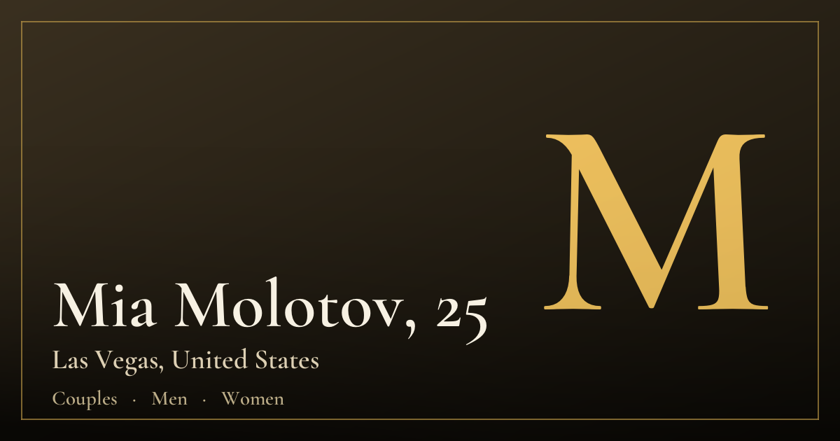 Mia Molotov, 25 — Las Vegas