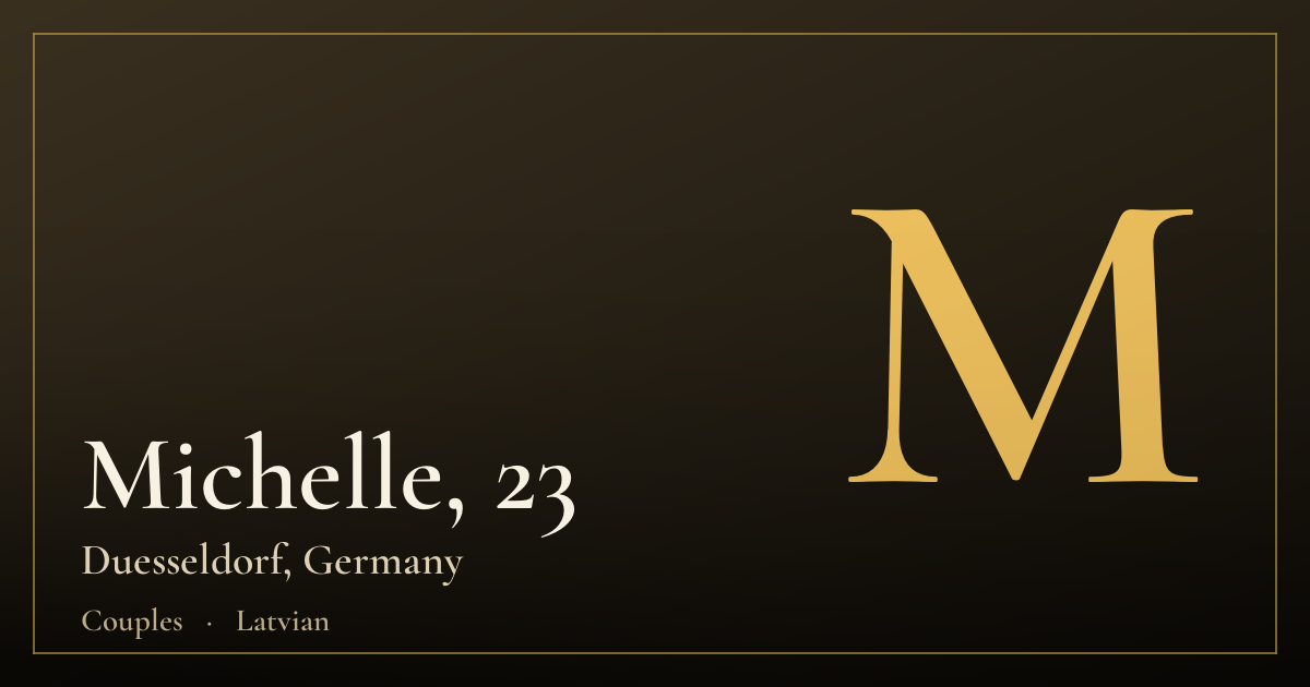 Michelle, 23 — Duesseldorf
