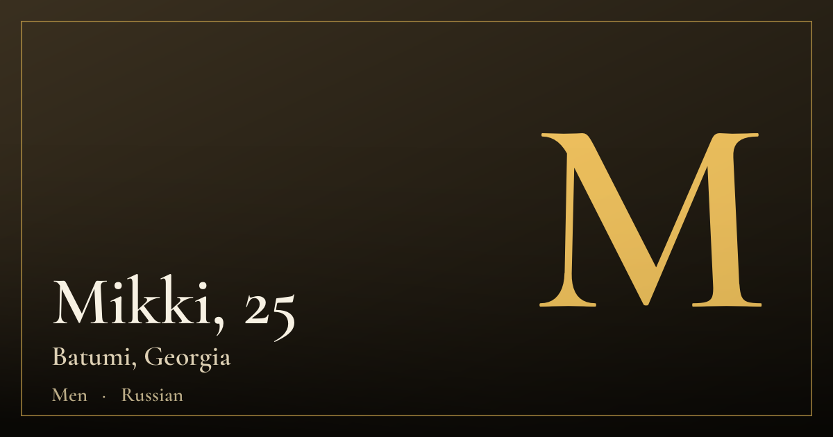 Mikki, 25 — Batumi