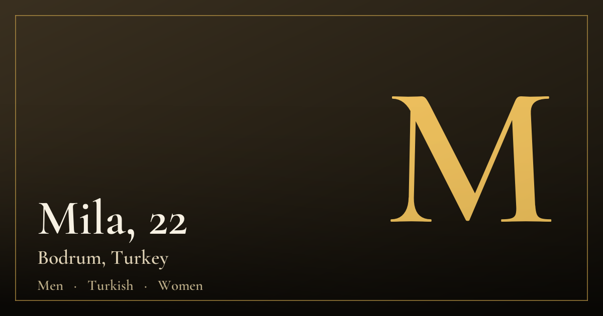 Mila, 22 — Bodrum