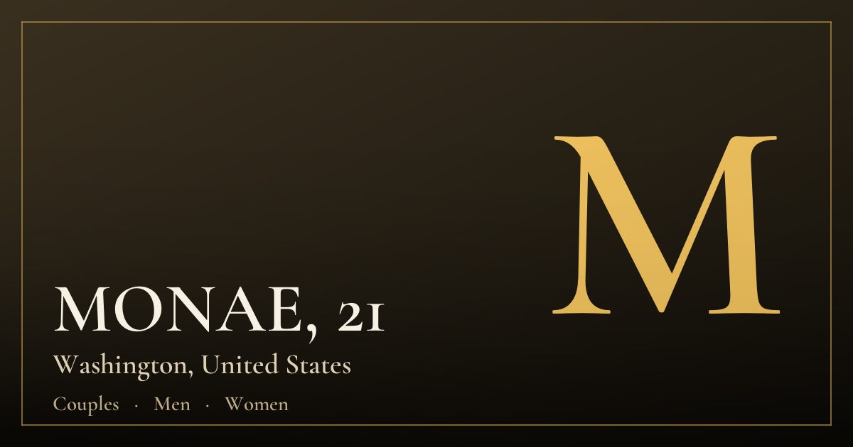 MONAE, 21 — Washington