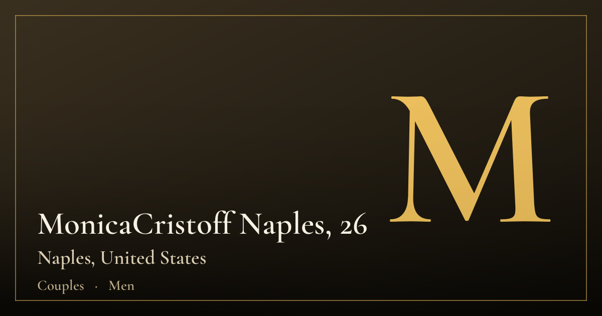MonicaCristoff Naples, 26 — Naples