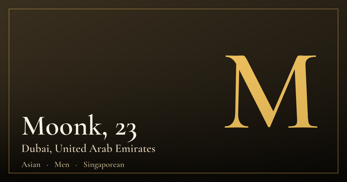 Moonk, 23 — Dubai