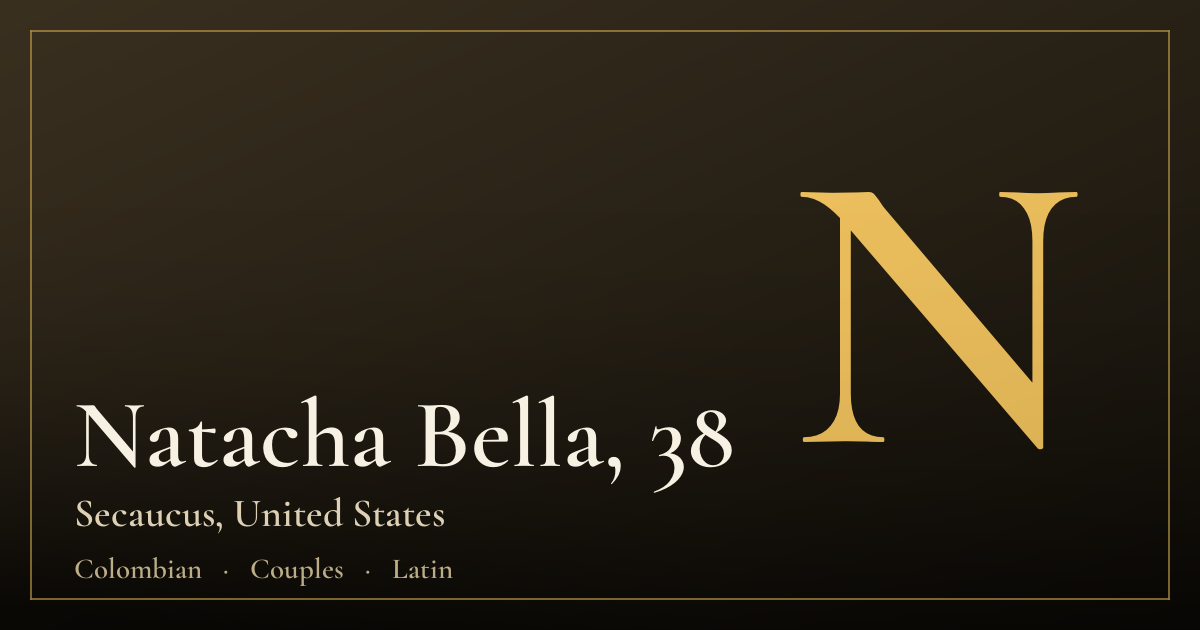 Natacha Bella, 38 — Secaucus