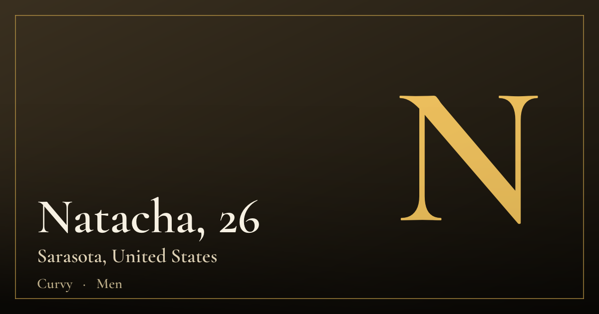 Natacha, 26 — Sarasota
