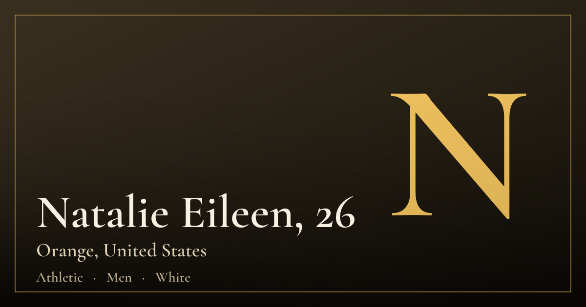 Natalie Eileen, 26 — Orange