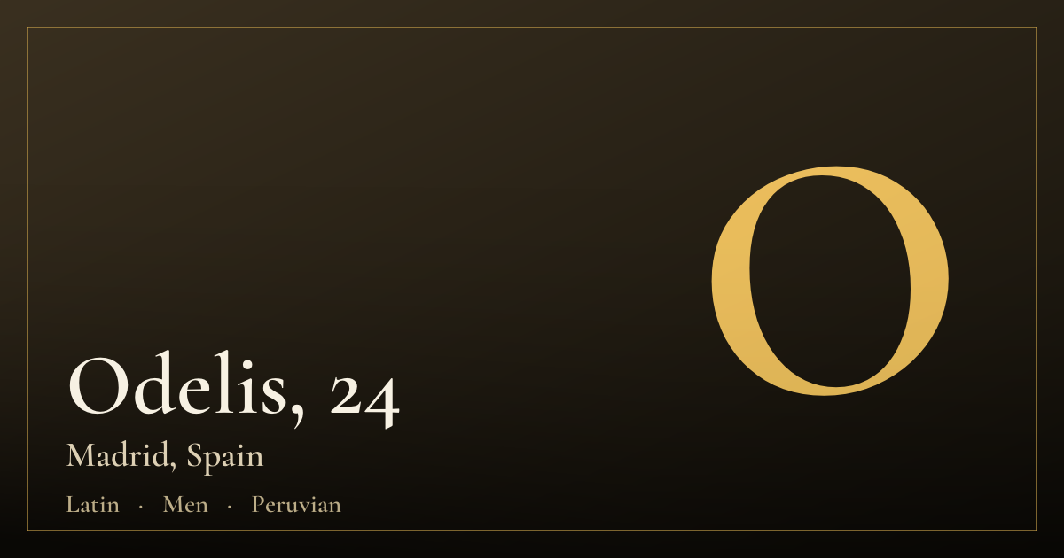 Odelis, 24 — Madrid