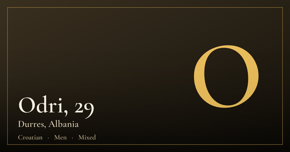 Odri, 29 — Durres