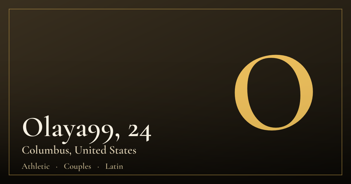Olaya99, 24 — Columbus