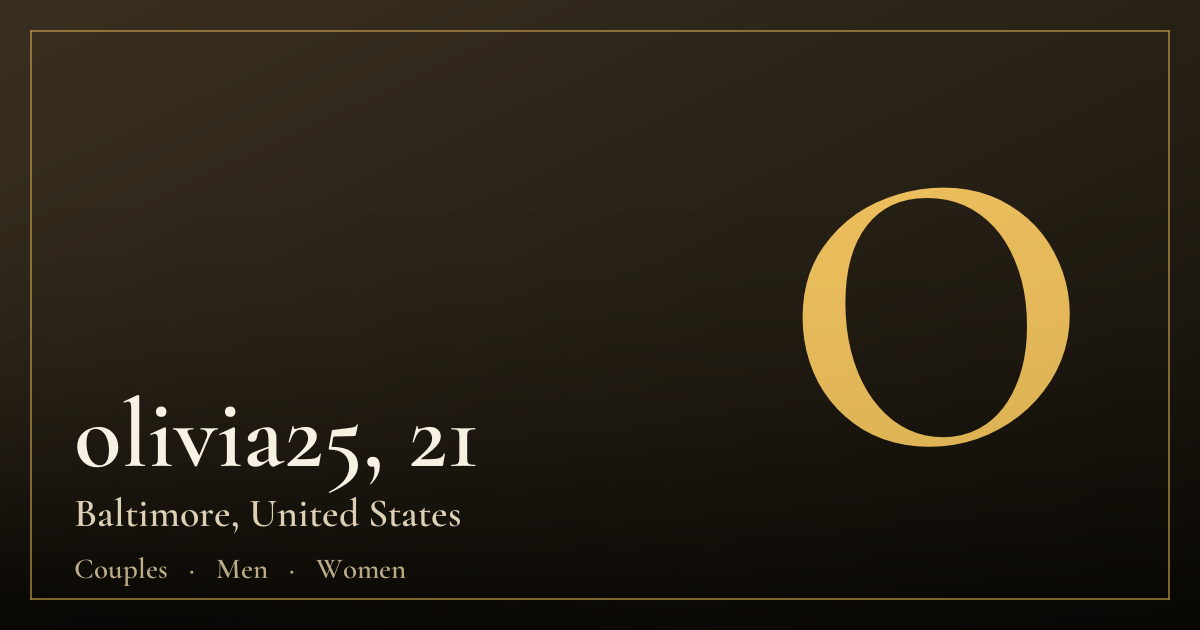 olivia25, 21 — Baltimore