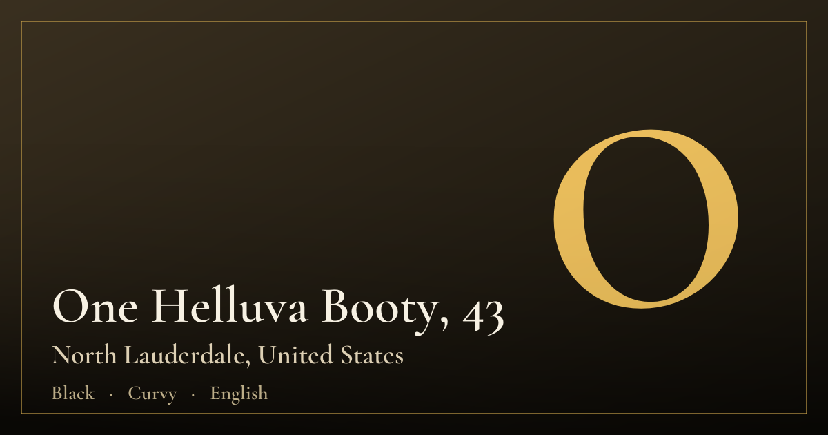 One Helluva Booty, 43 — North Lauderdale