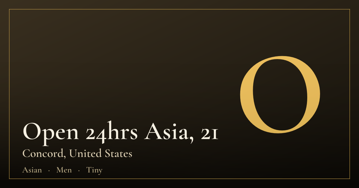 Open 24hrs Asia, 21 — Concord