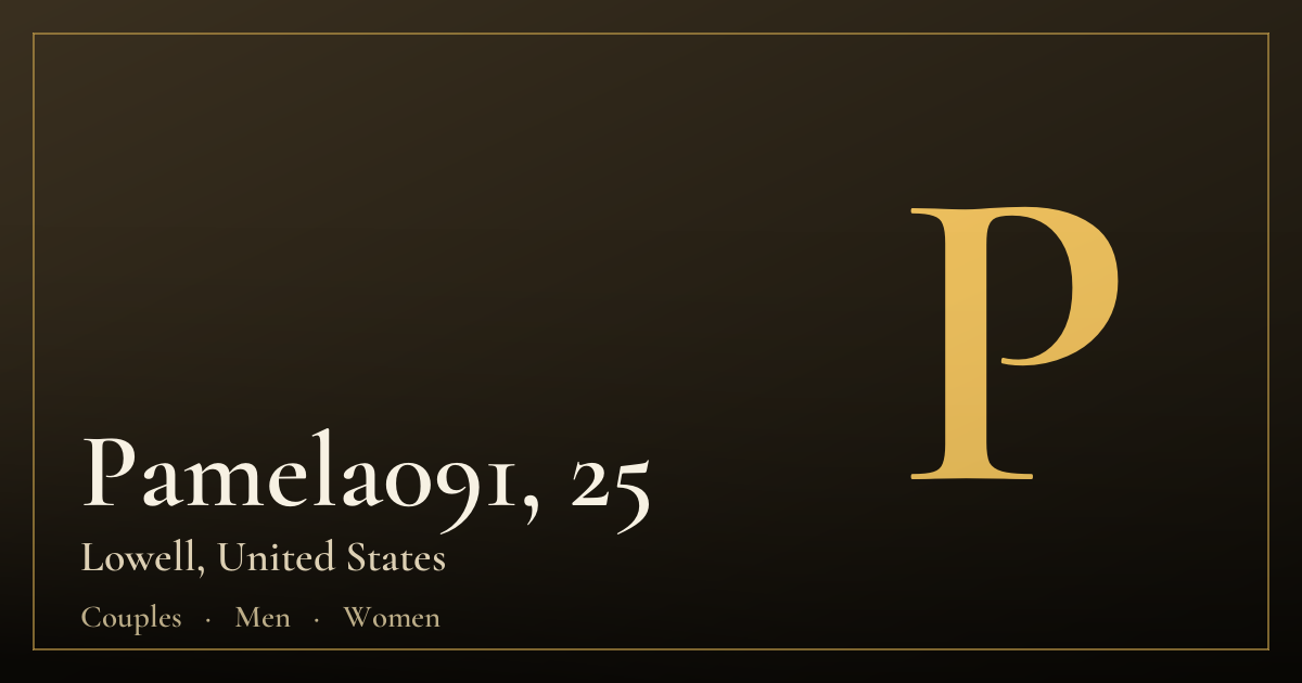 Pamela091, 25 — Lowell