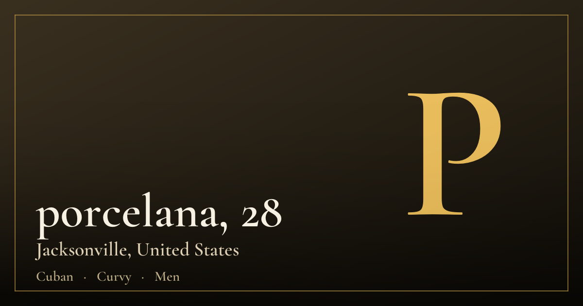 porcelana, 28 — Jacksonville