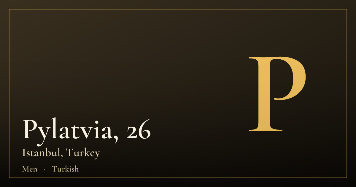 Pylatvia, 26 — Istanbul