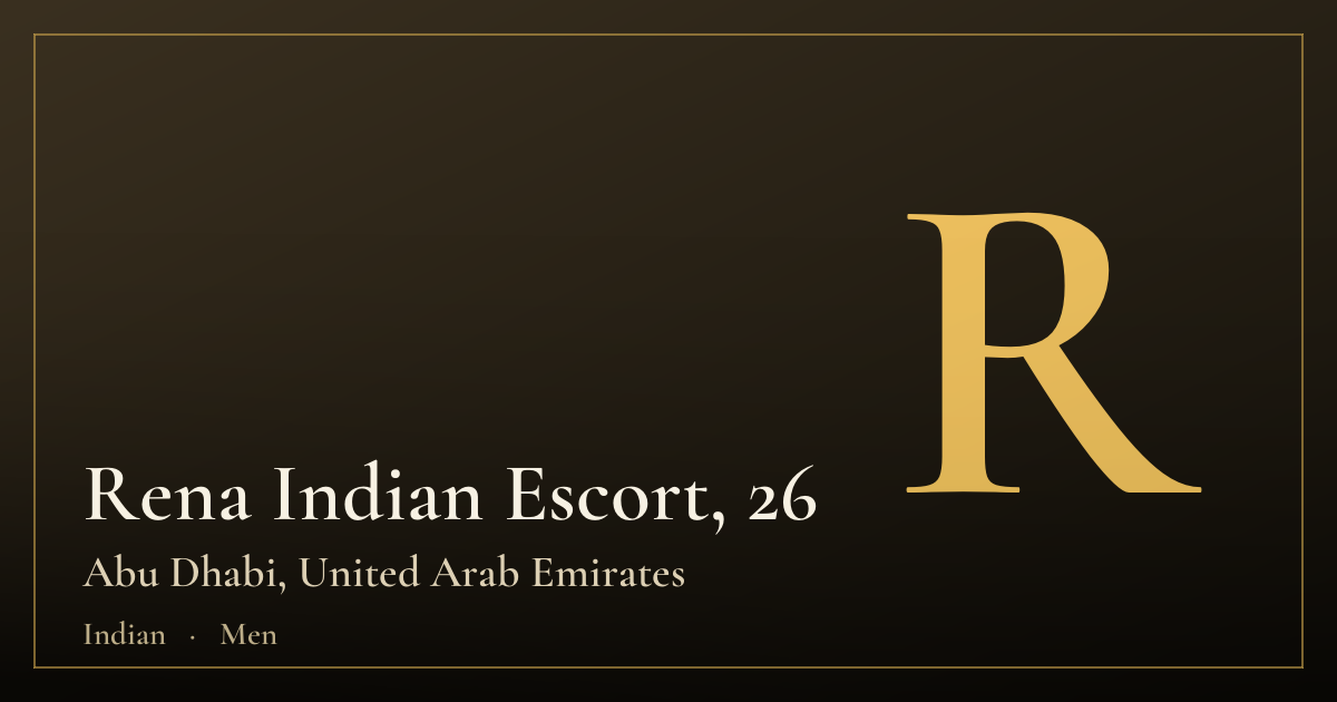 Rena Indian Escort, 26 — Abu Dhabi