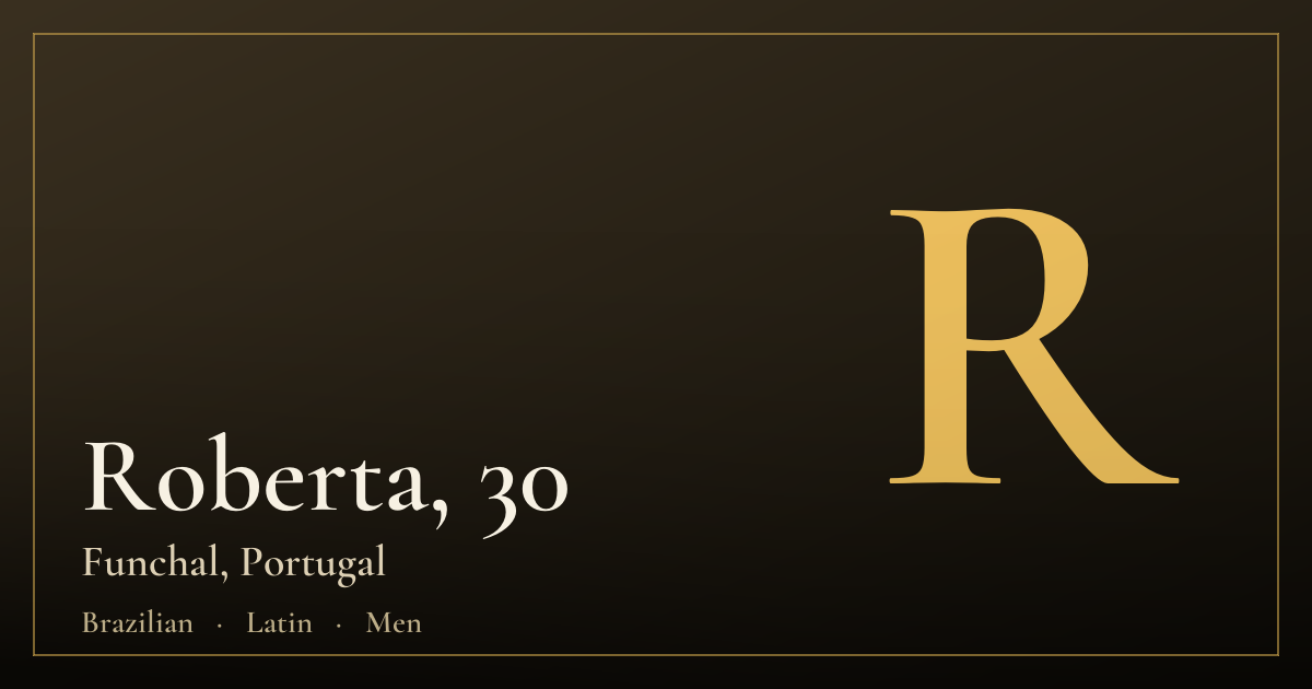 Roberta, 30 — Funchal