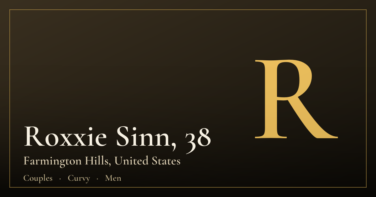 Roxxie Sinn, 38 — Farmington Hills