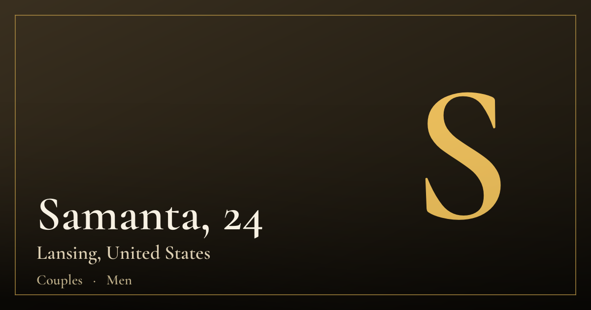 Samanta, 24 — Lansing