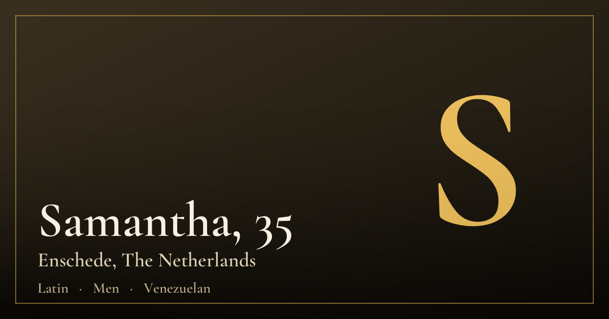 Samantha, 35 — Enschede