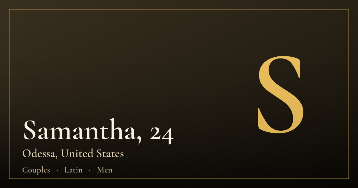 Samantha, 24 — Odessa