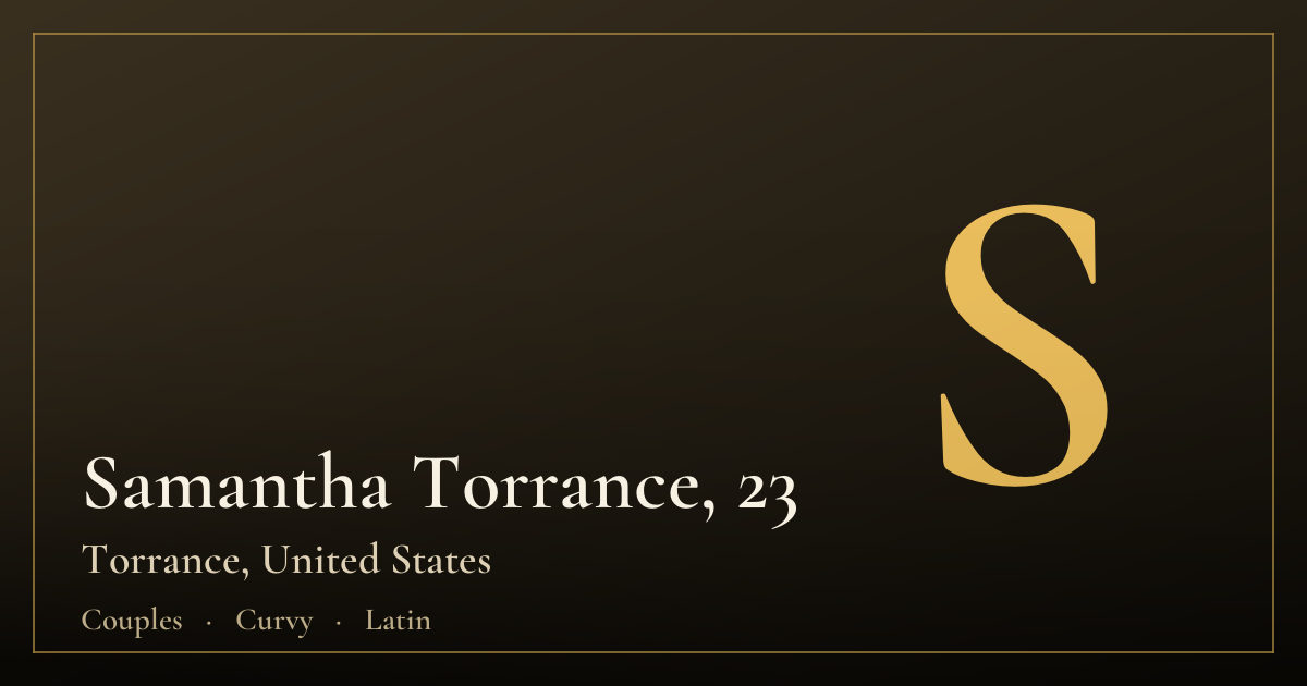 Samantha Torrance, 23 — Torrance
