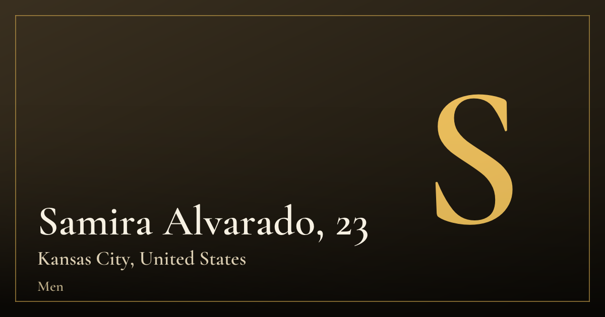 Samira Alvarado, 23 — Kansas City