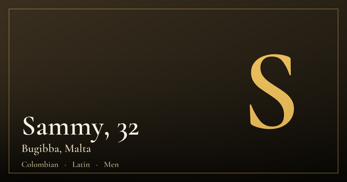 Sammy, 32 — Bugibba