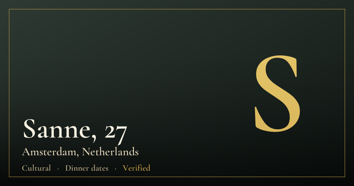 Sanne, 27 — Amsterdam