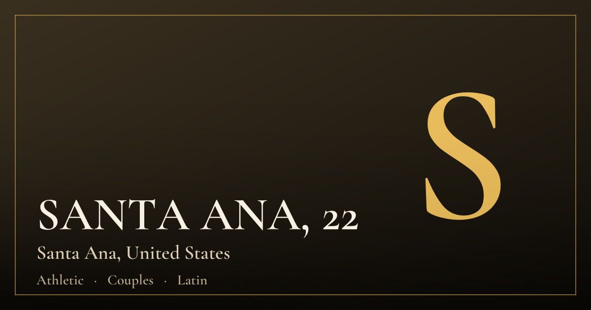 SANTA ANA, 22 — Santa Ana