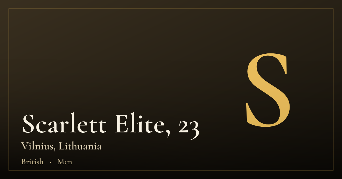 Scarlett Elite, 23 — Vilnius