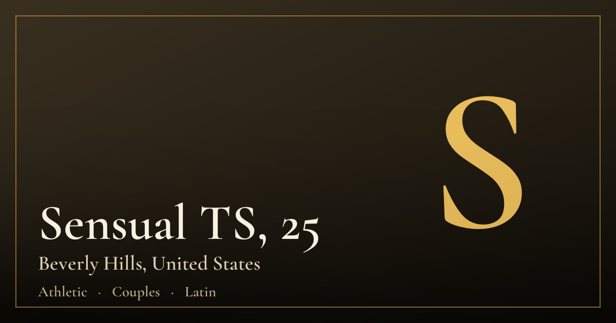 Sensual TS, 25 — Beverly Hills