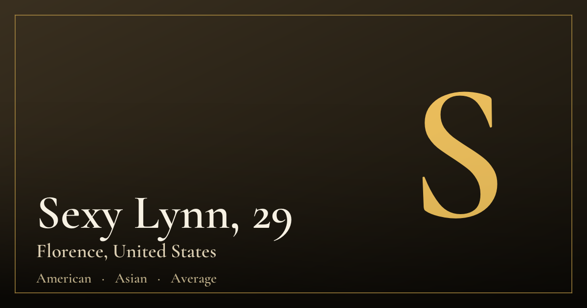Sexy Lynn, 29 — Florence