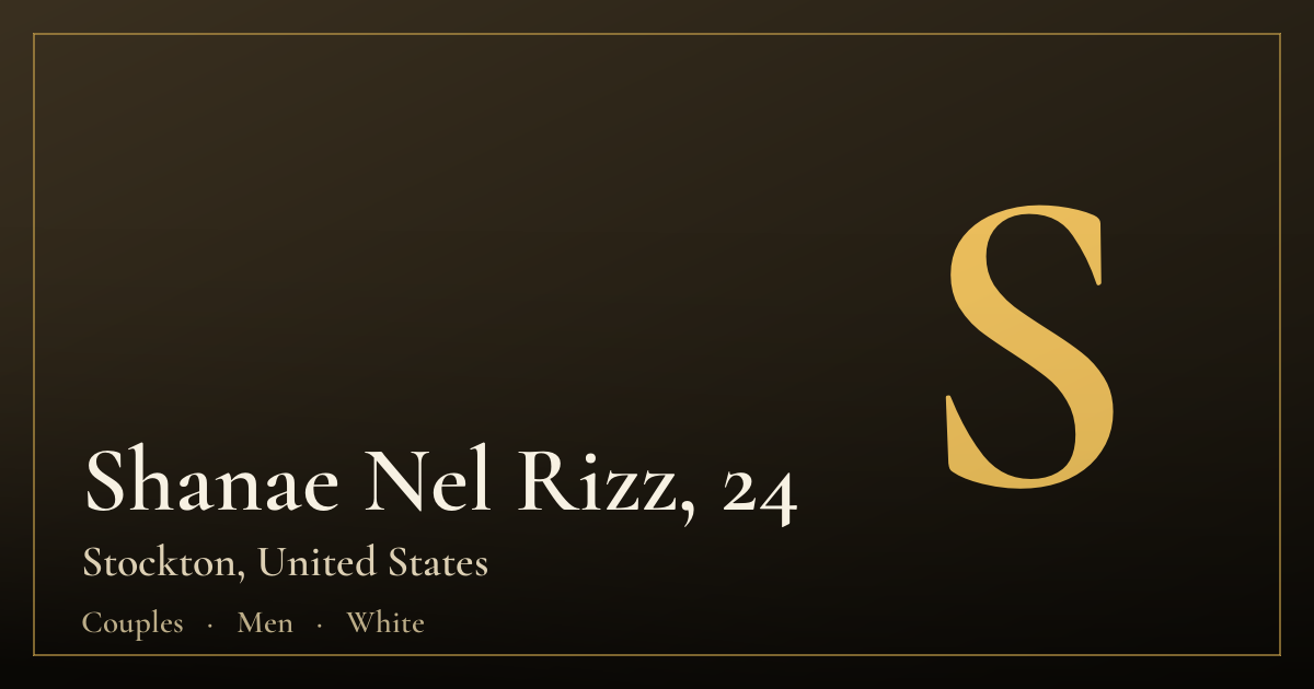 Shanae Nel Rizz, 24 — Stockton
