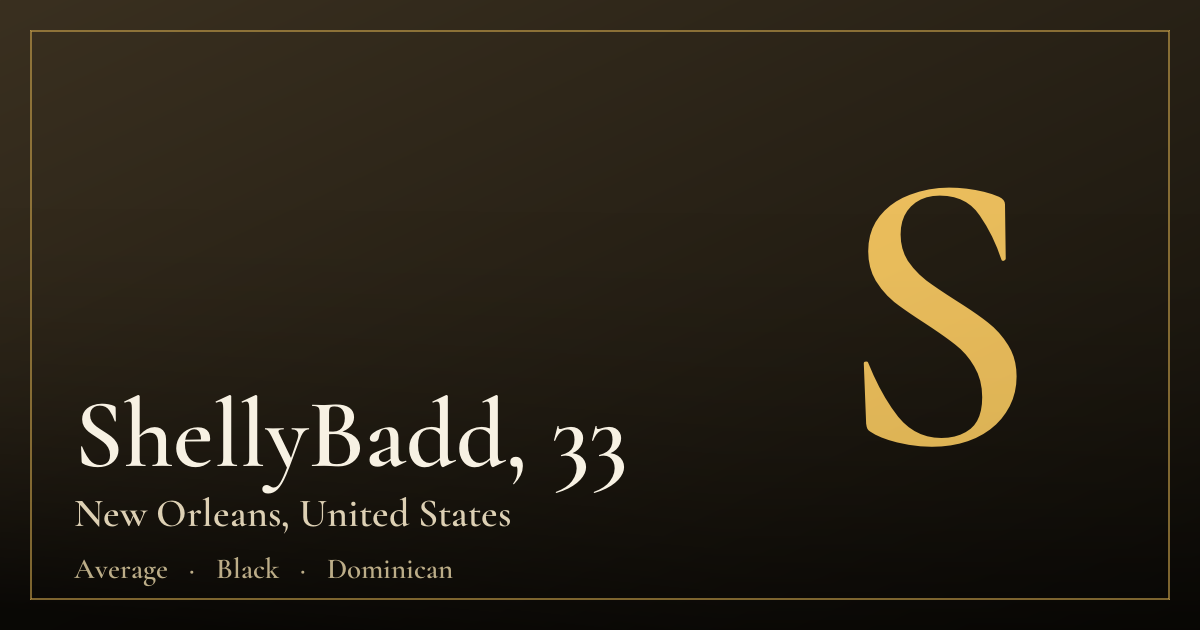 ShellyBadd, 33 — New Orleans