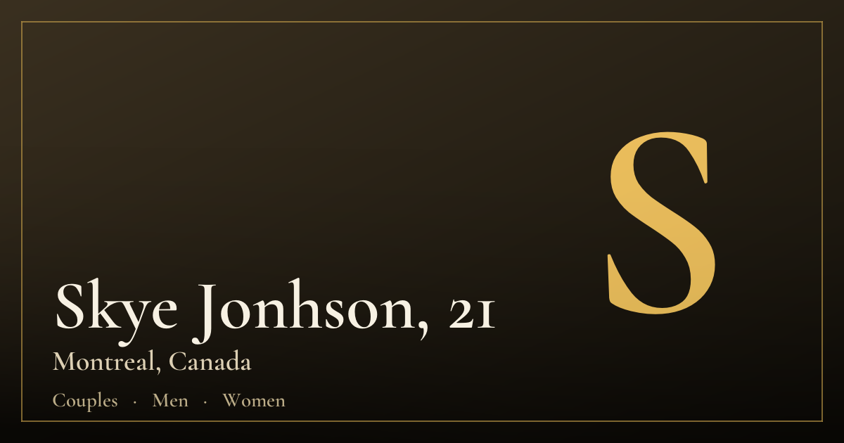 Skye Jonhson, 21 — Montreal