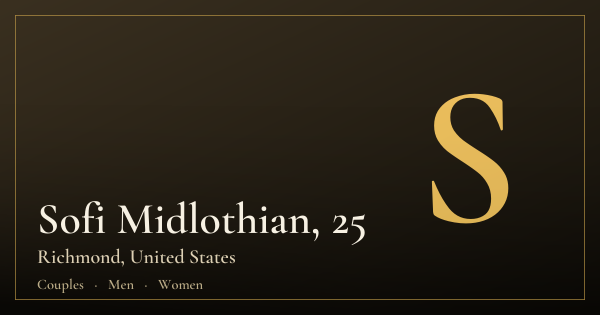 Sofi Midlothian, 25 — Richmond