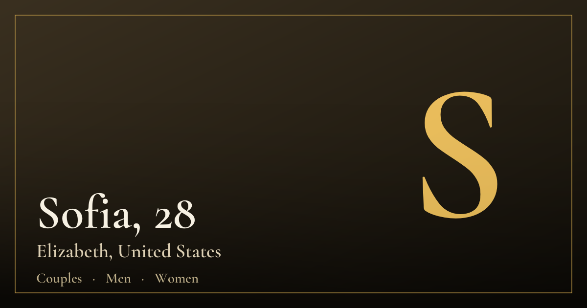 Sofia, 28 — Elizabeth