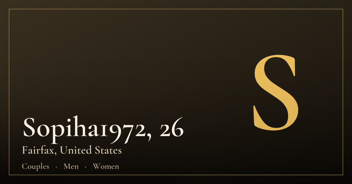 Sopiha1972, 26 — Fairfax