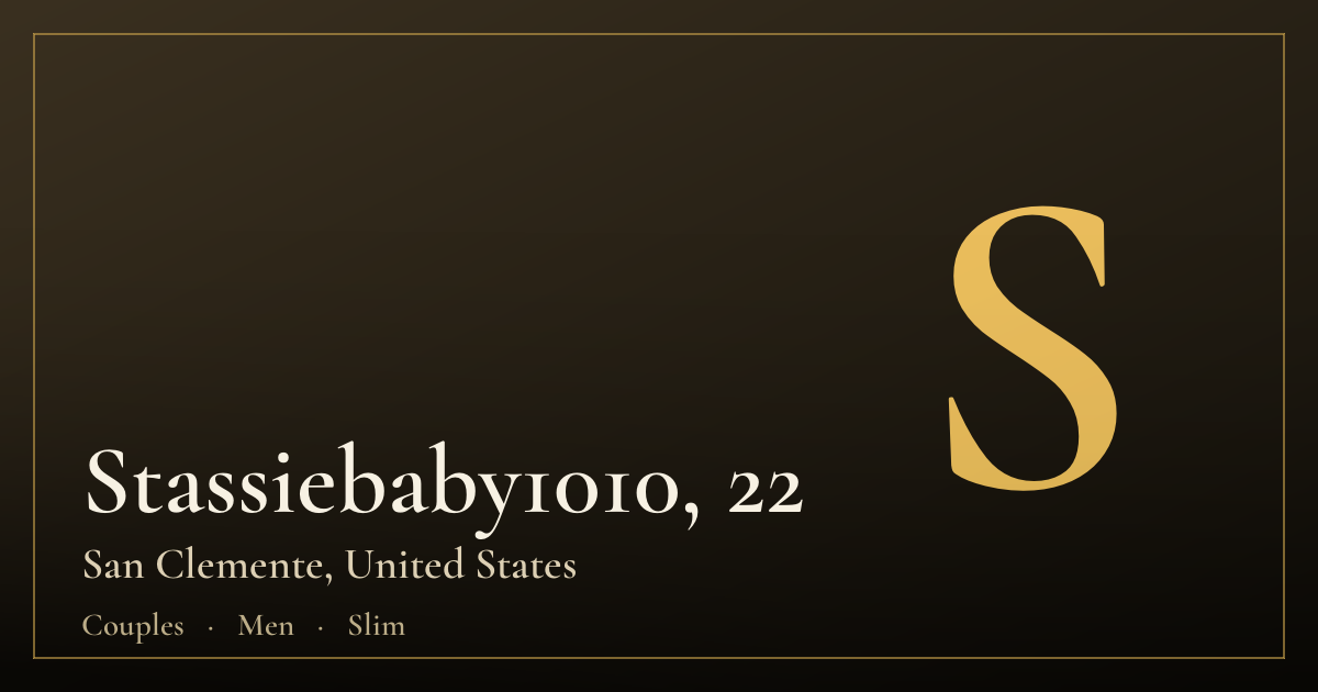 Stassiebaby1010, 22 — San Clemente