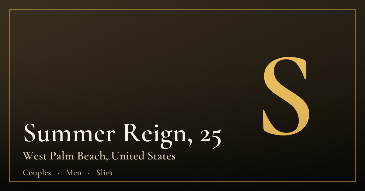 Summer Reign, 25 — West Palm Beach