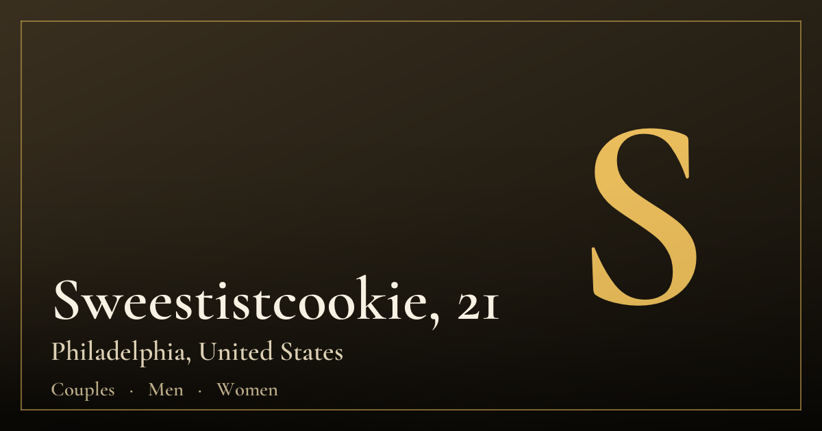 Sweestistcookie, 21 — Philadelphia