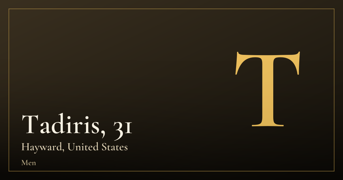 Tadiris, 31 — Hayward
