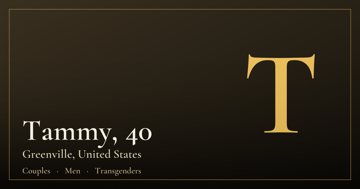 Tammy, 40 — Greenville
