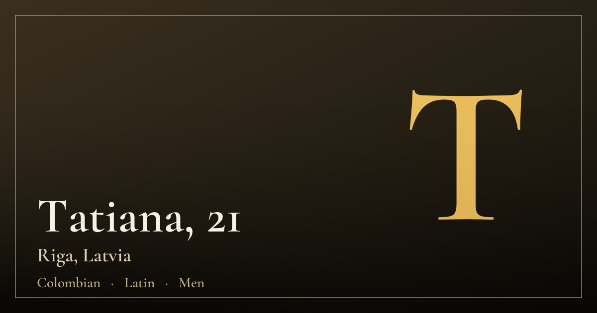 Tatiana, 21 — Riga